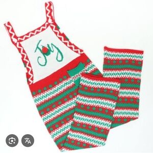 NWT Christmas Overall Joy